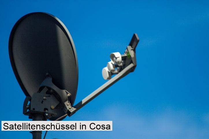 Satellitenschüssel in Cosa